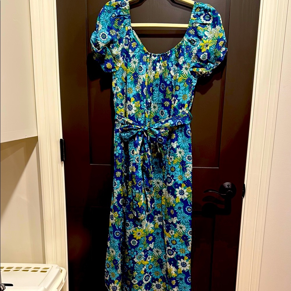 Boden floral print  cotton dress, size 4P